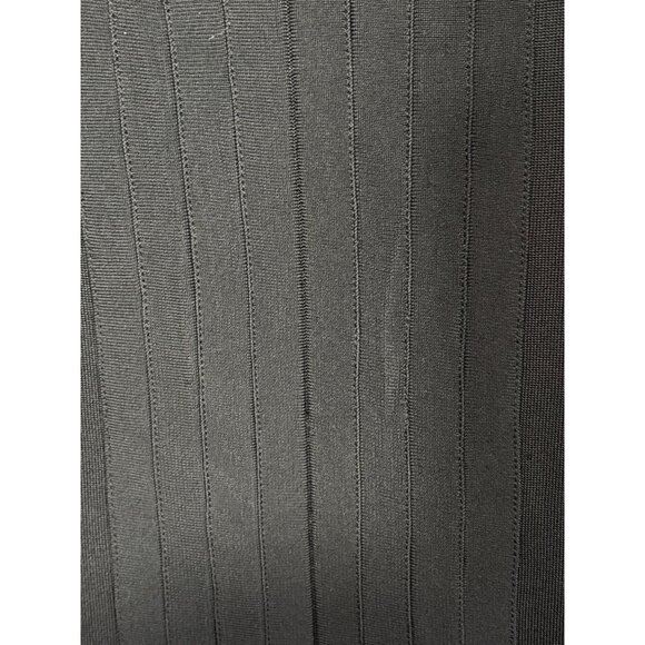 Vintage Carlisle Womens XS Black Ribbed Stretch Long-Sleeve Top - Picture 3 of 4